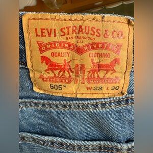 Levi's Classic Straight Blue Jeans